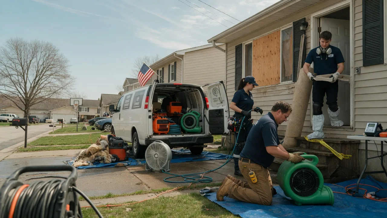 Water Damage Restoration in Abingdon, IL near me